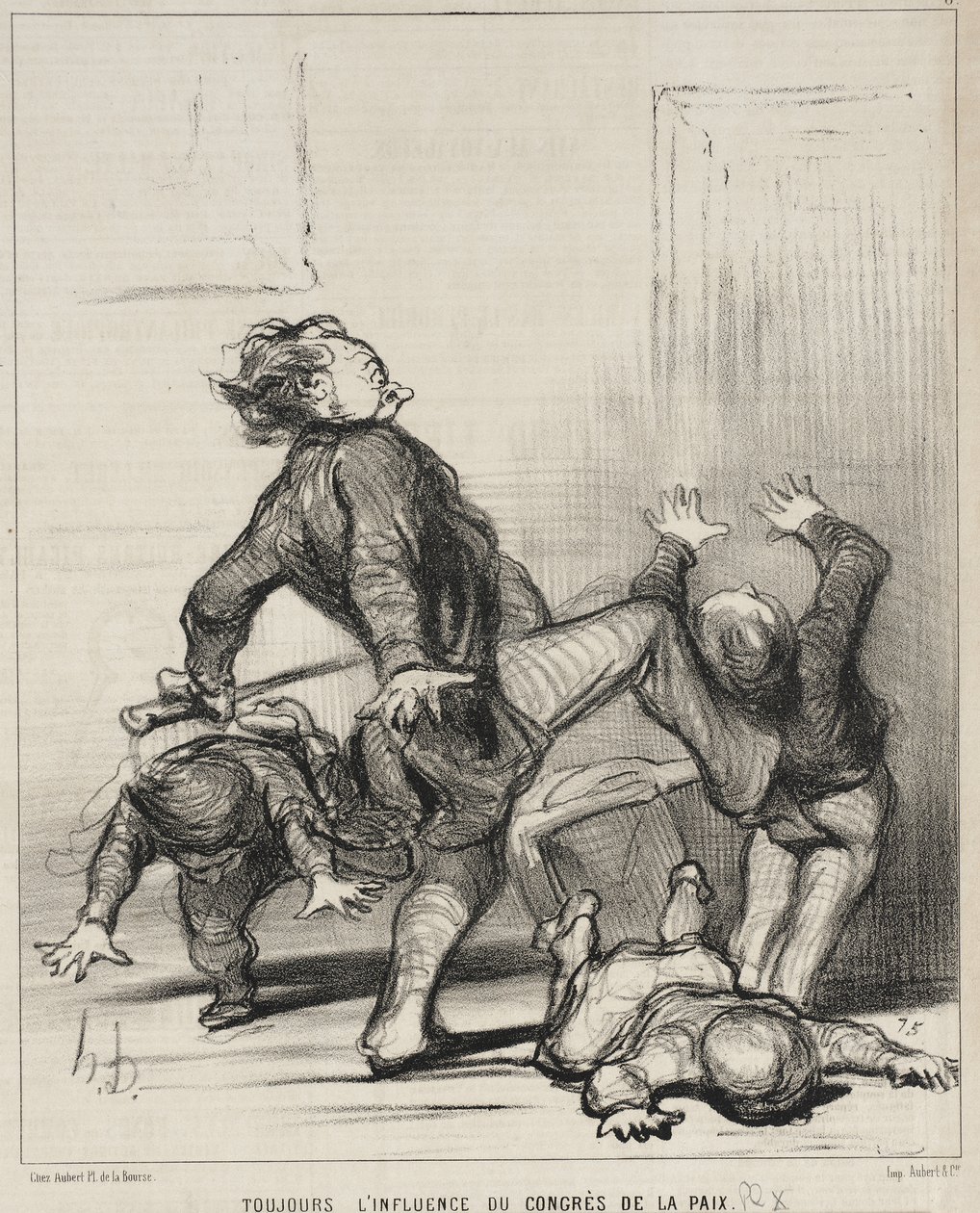 Még mindig a Békekongresszus hatása alkotó: Honoré Daumier