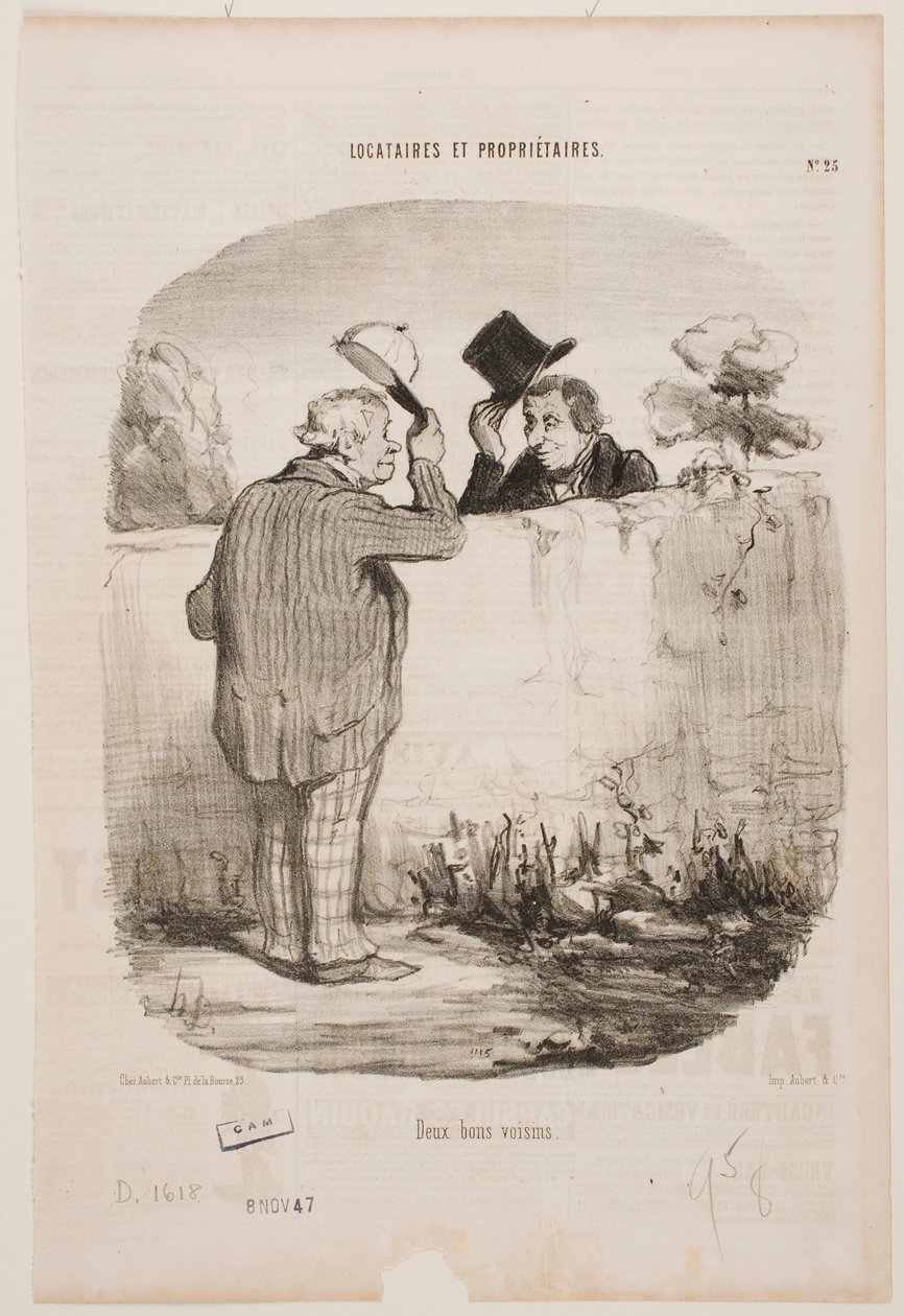 Két jó szomszéd alkotó: Honoré Daumier