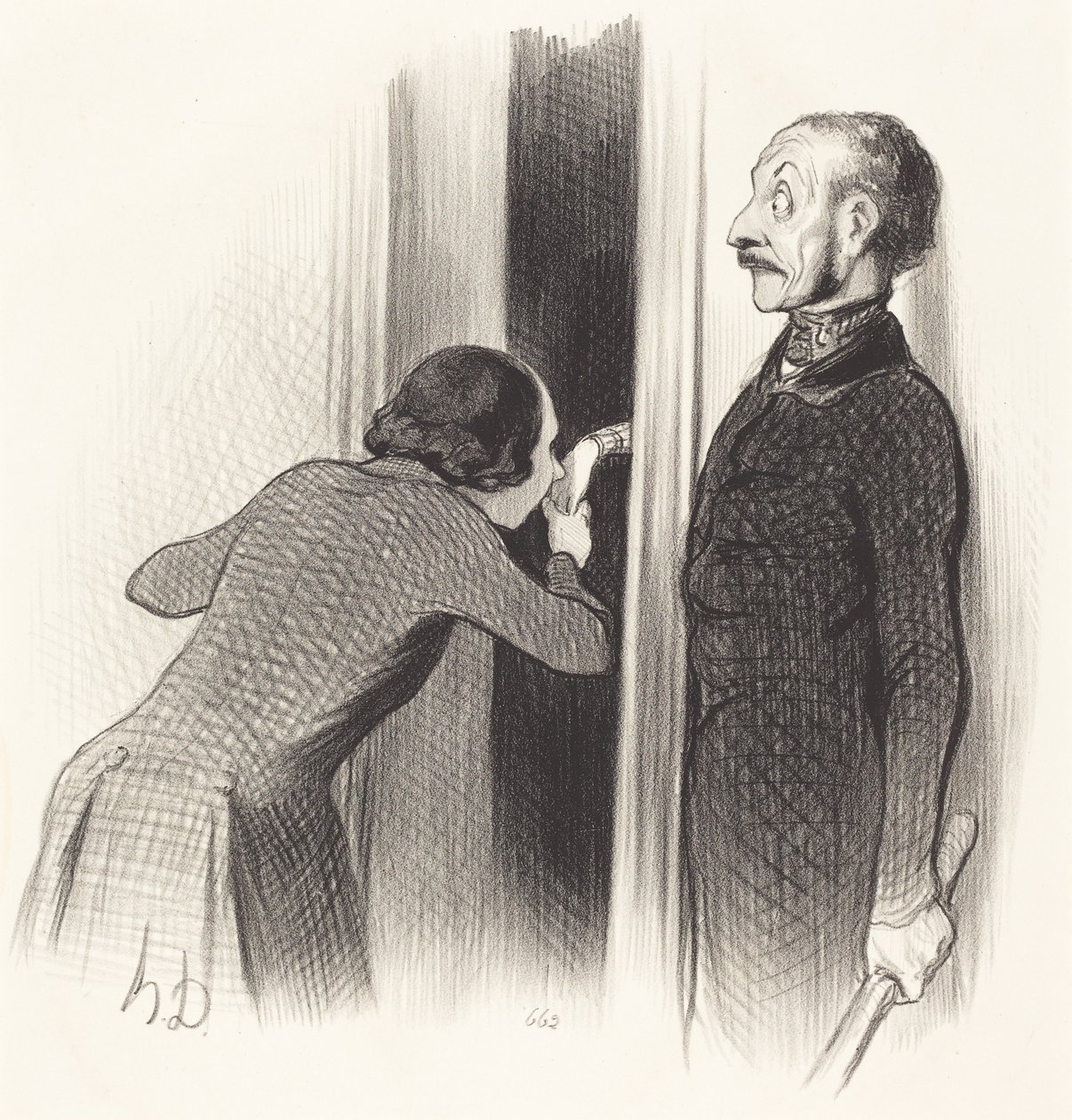 Nagyon boldog szerető alkotó: Honoré Daumier
