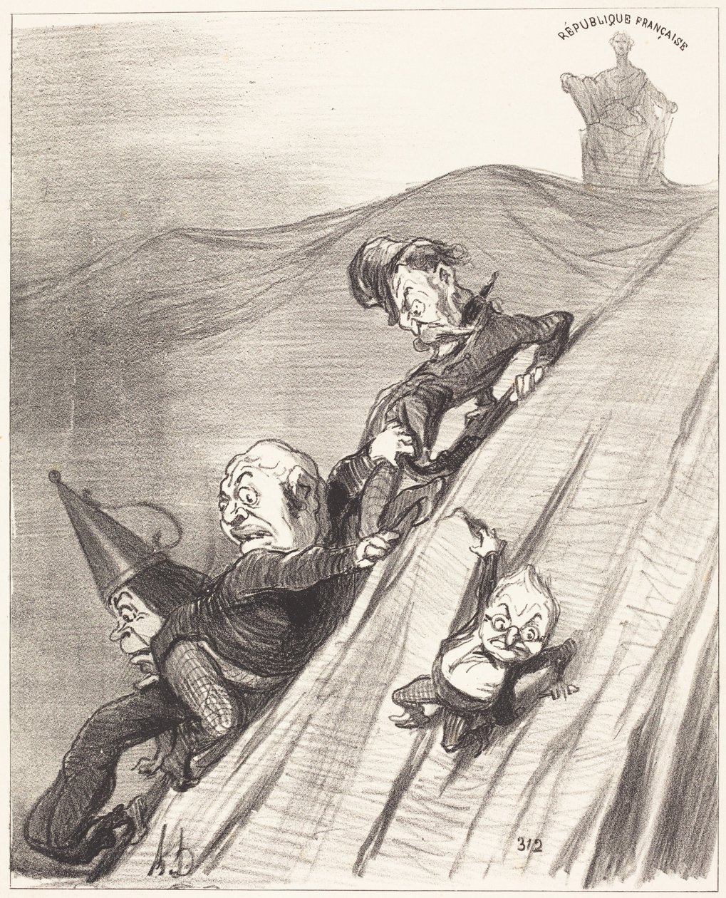 Veszélyes út alkotó: Honoré Daumier