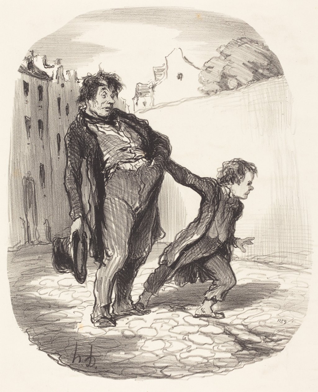 Mintaszerű fiú alkotó: Honoré Daumier