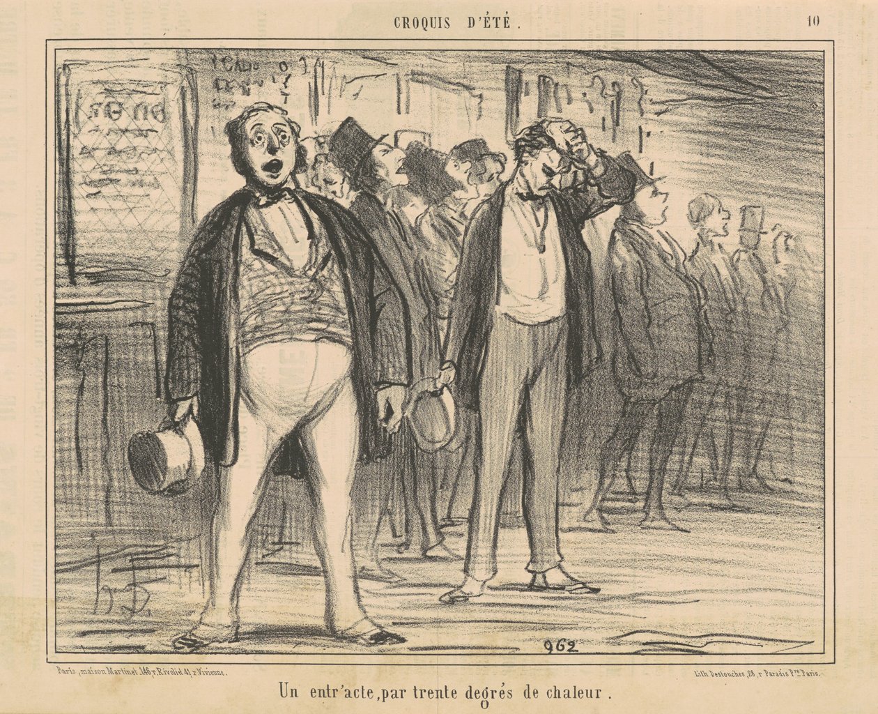 Szünet, harminc fokos hőségben alkotó: Honoré Daumier