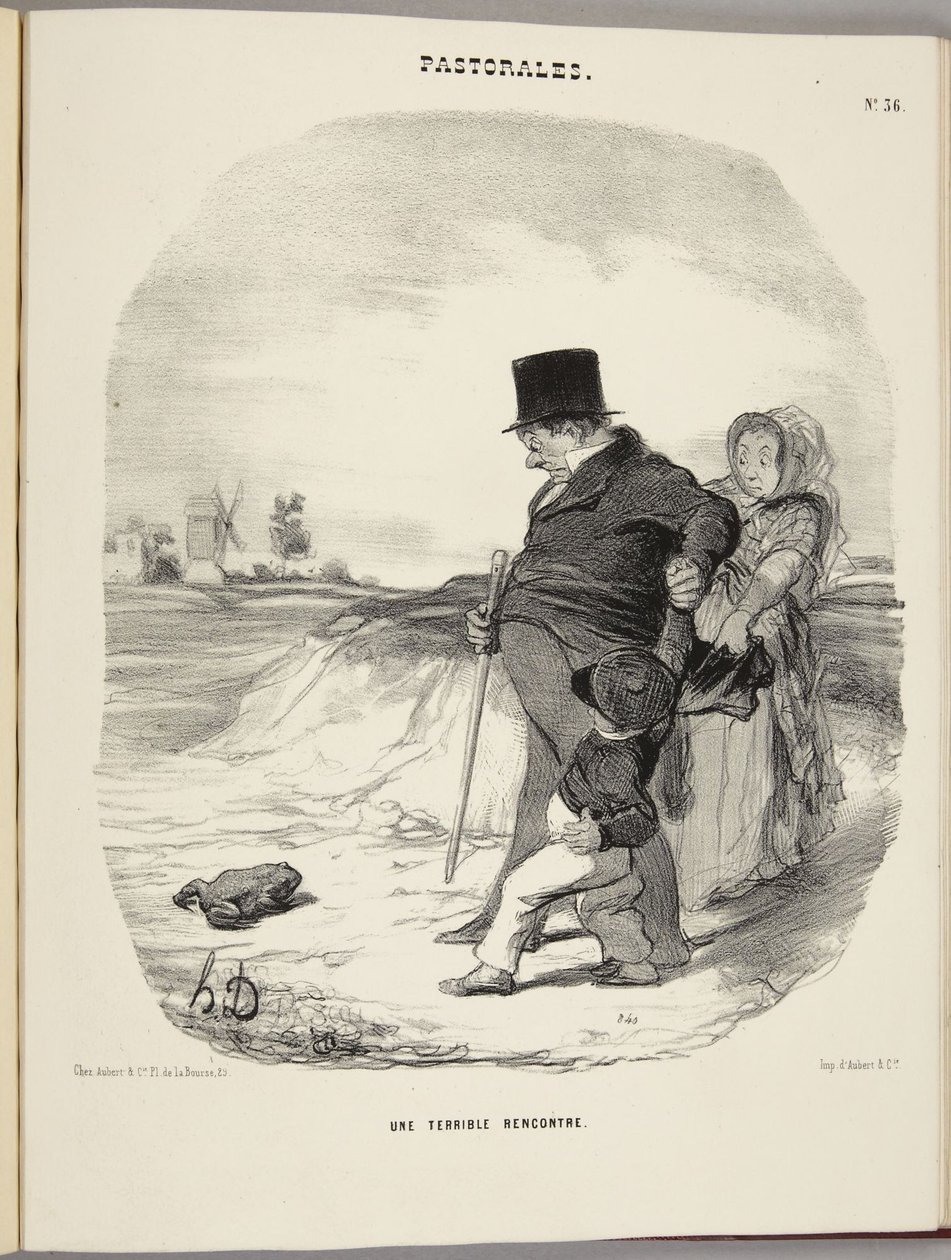 Egy szörnyű találkozás alkotó: Honoré Daumier