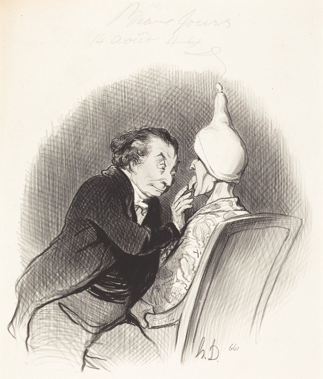 Szerencsés lelet alkotó: Honoré Daumier