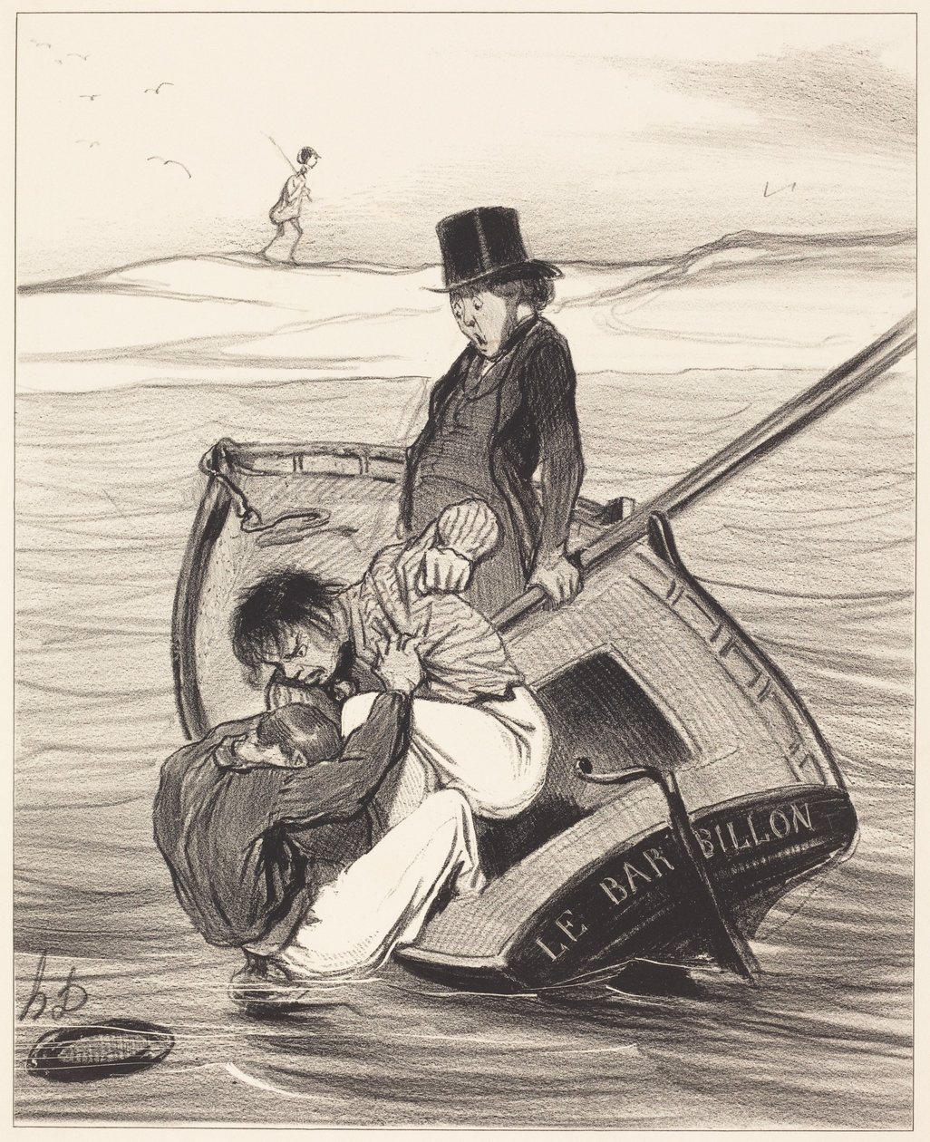 Lázadás a fedélzeten alkotó: Honoré Daumier