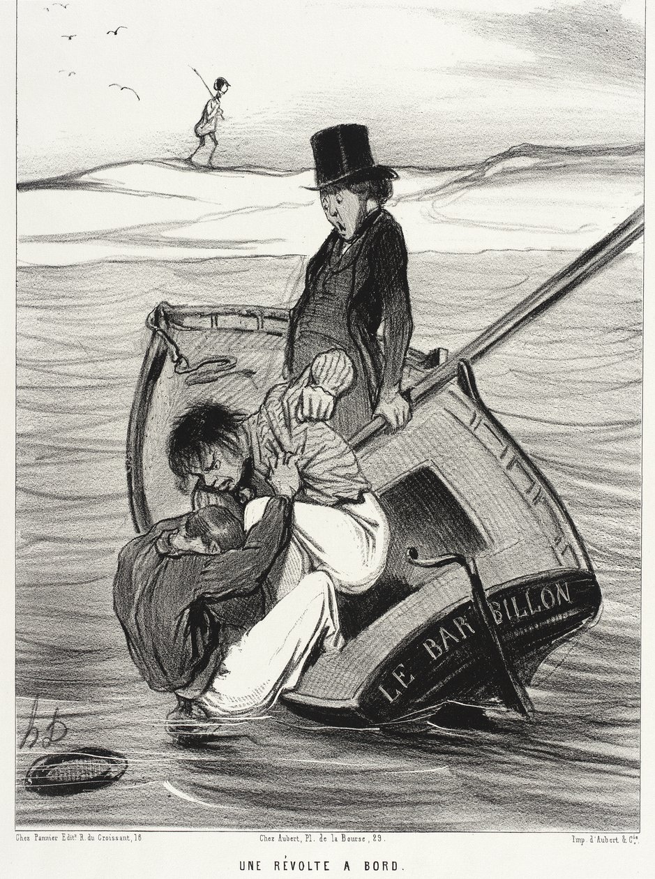 Lázadás a fedélzeten alkotó: Honoré Daumier