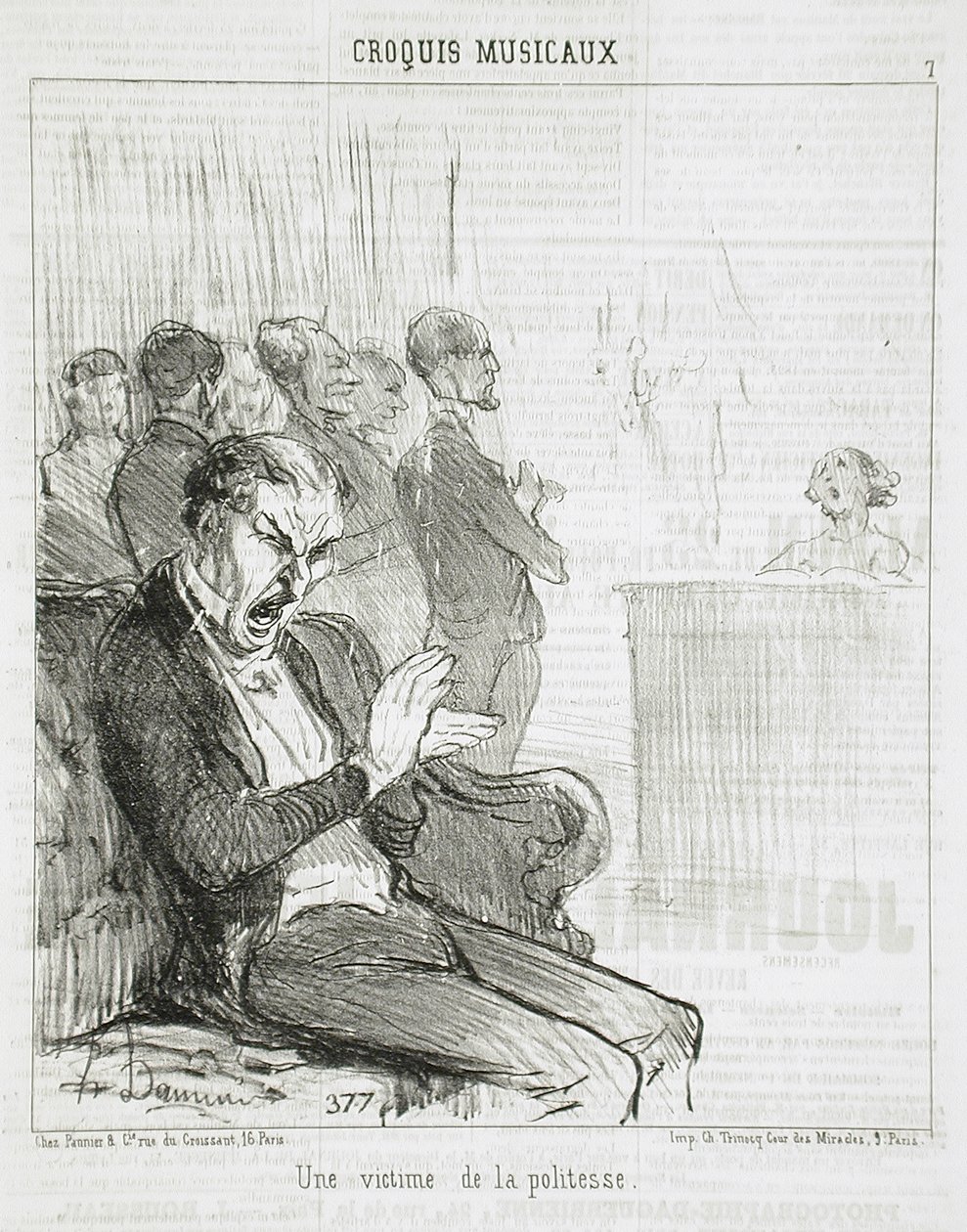 Az udvariasság áldozata alkotó: Honoré Daumier