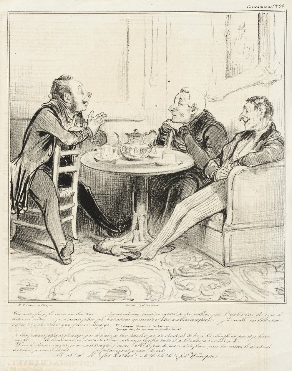 Máskor ismét jó tréfát űztem... alkotó: Honoré Daumier