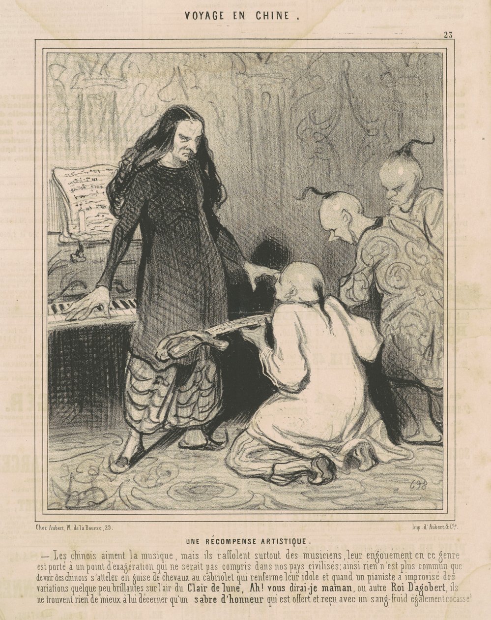 Művészeti díj alkotó: Honoré Daumier