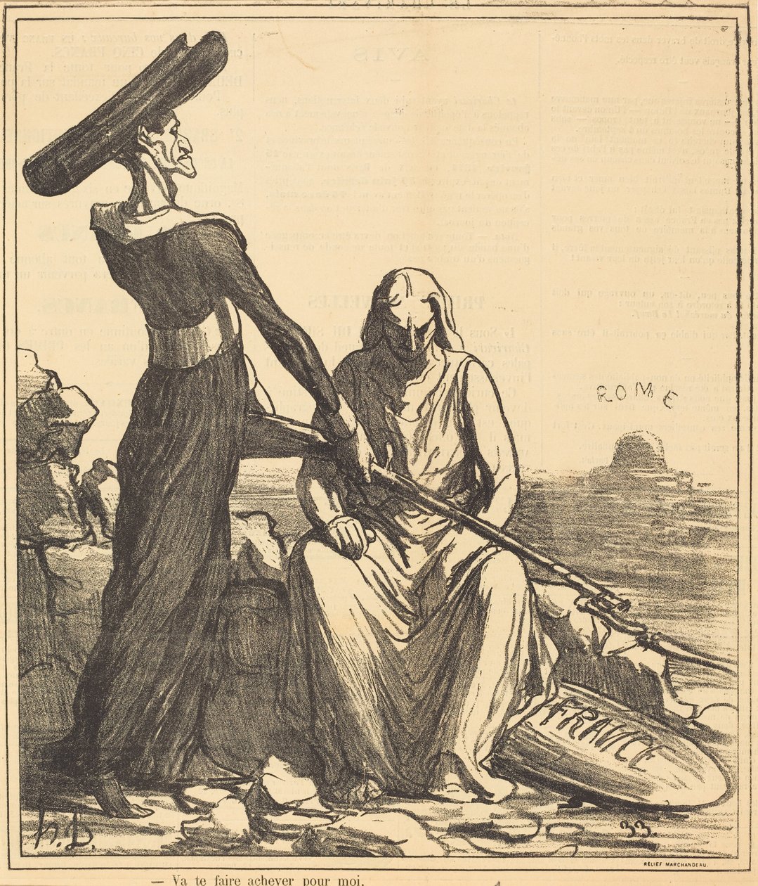Menj, és ölesd meg magad értem alkotó: Honoré Daumier