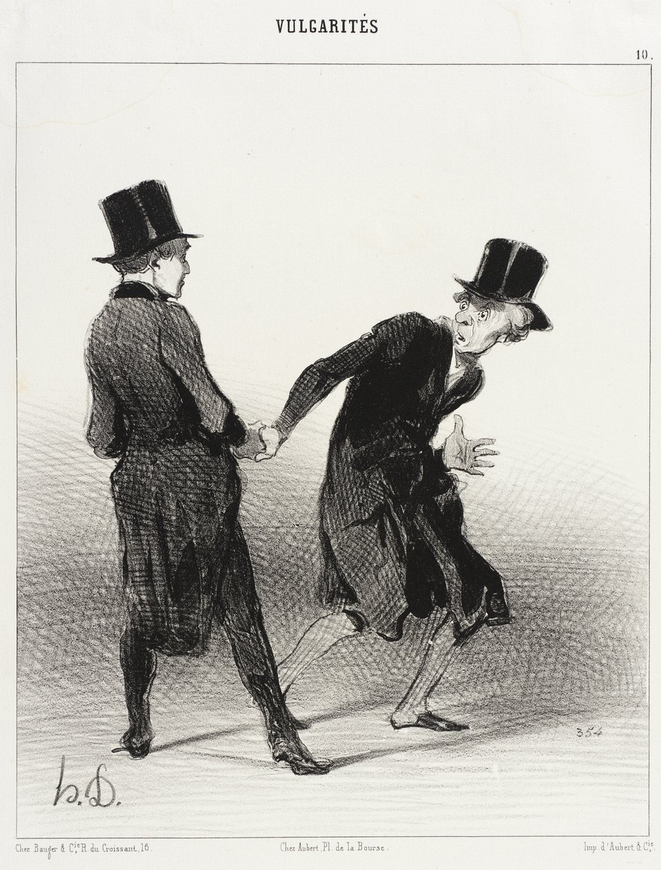 Te, barátom! Honnan tudod... alkotó: Honoré Daumier
