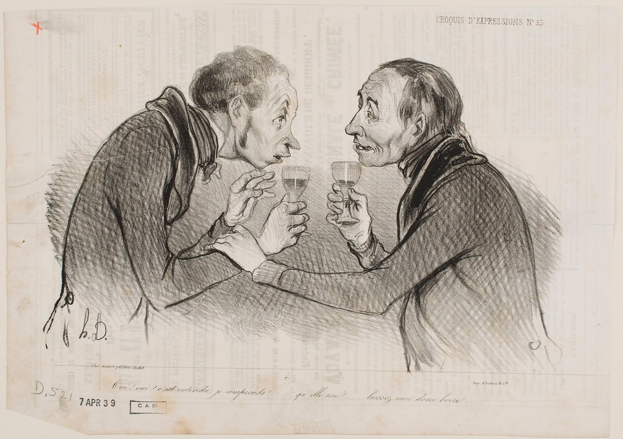 Igen! Igen! Áll az alku, értem... alkotó: Honoré Daumier