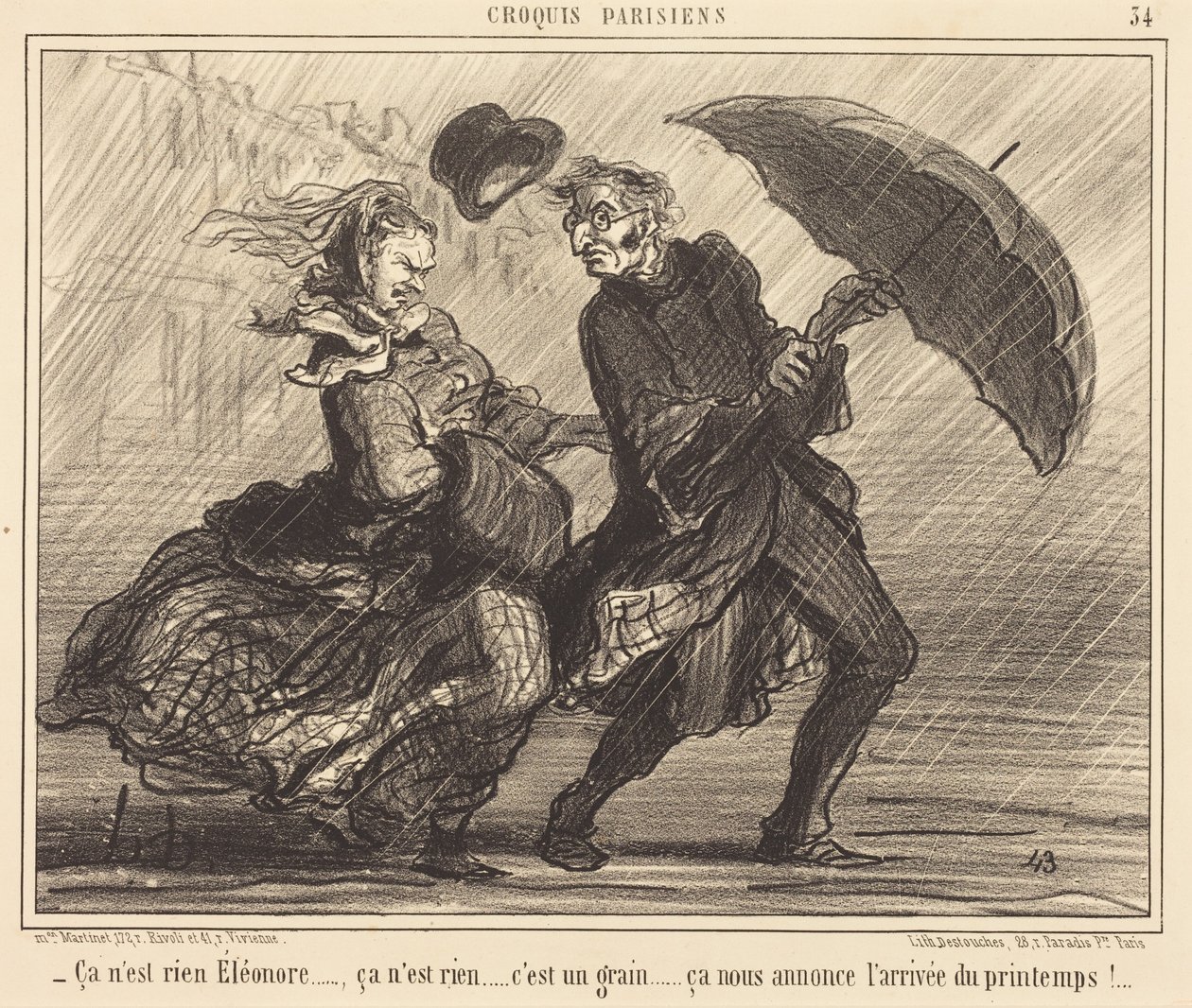 Nem semmi, Éléonore... nem semmi... alkotó: Honoré Daumier