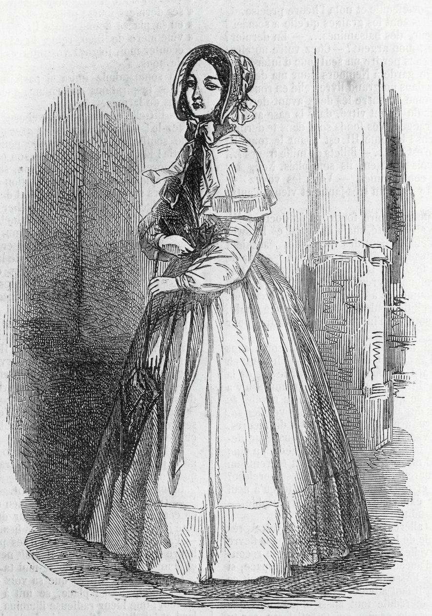 Julie Mercadet, illusztráció a Jó üzletemberből (Le Faiseur), Honore de Balzac (1799-1850), francia kiadás alkotó: Honore de Balzac