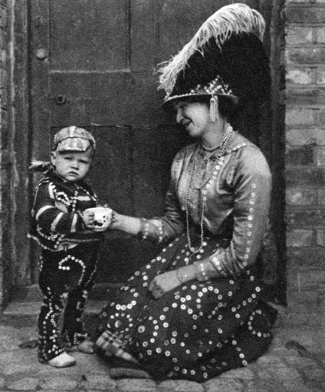 Pearly Queen és Pearly Prince, London, 1926-1927 alkotó: Hoppe
