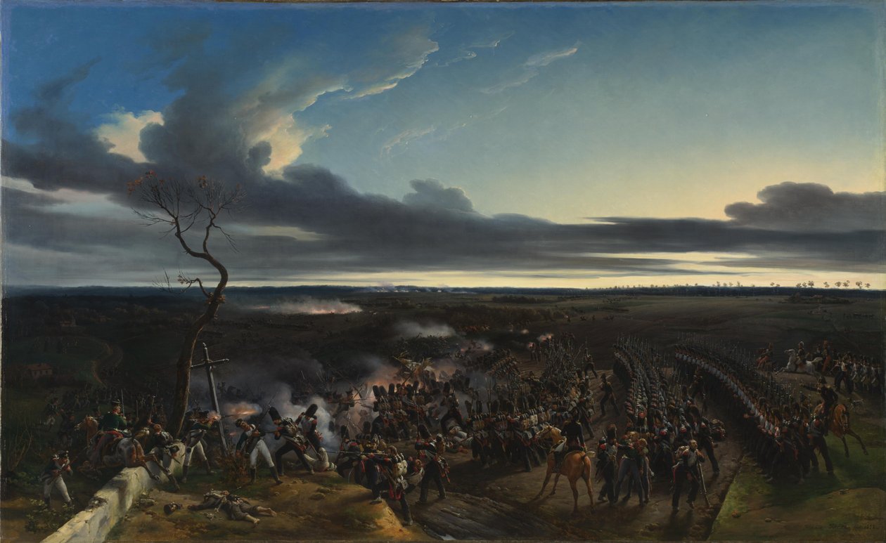 Monmiraili csata Franciaországban, 1814. február 11 alkotó: Emile Jean Horace Vernet