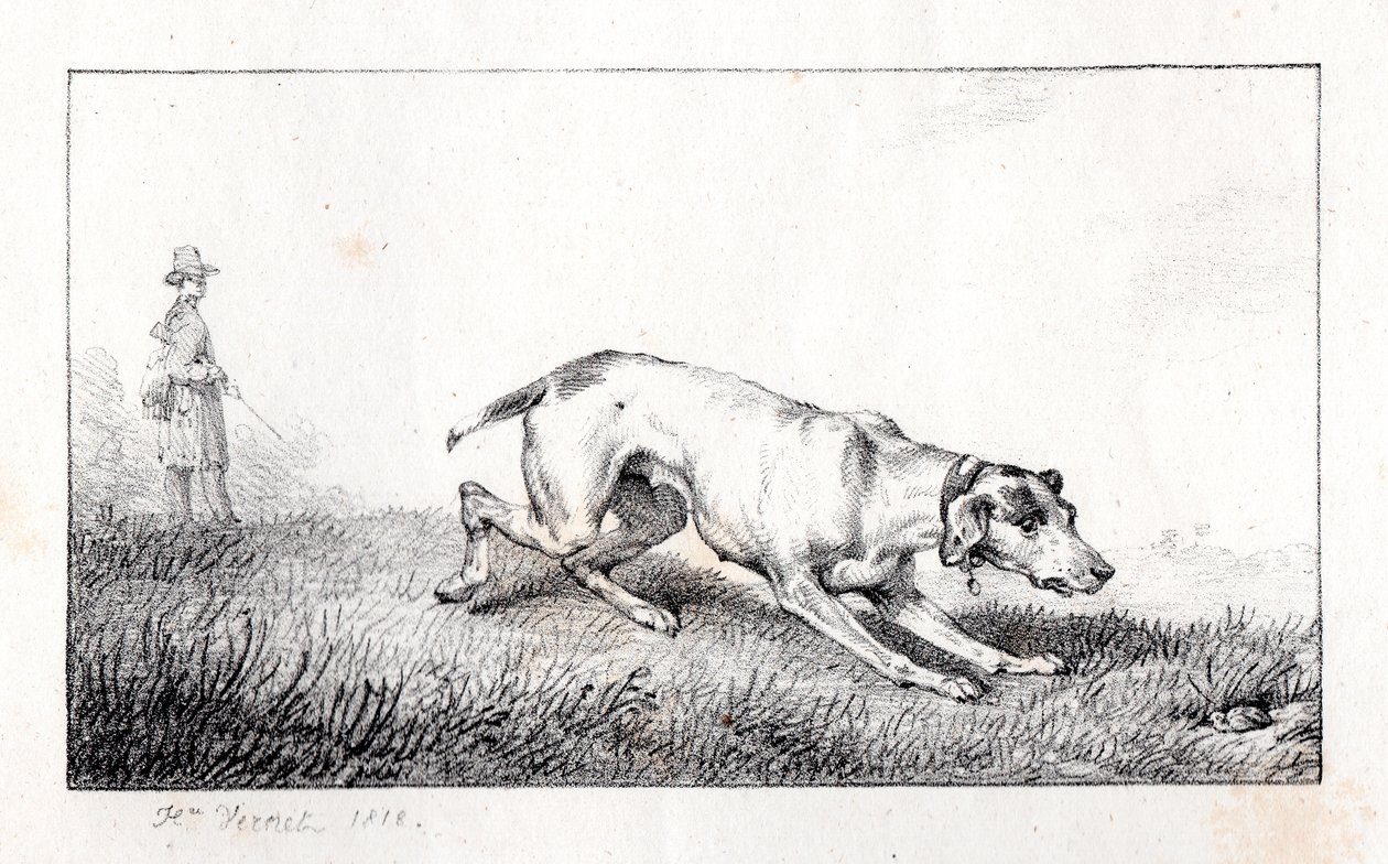 Vadászat alkotó: Emile Jean Horace Vernet