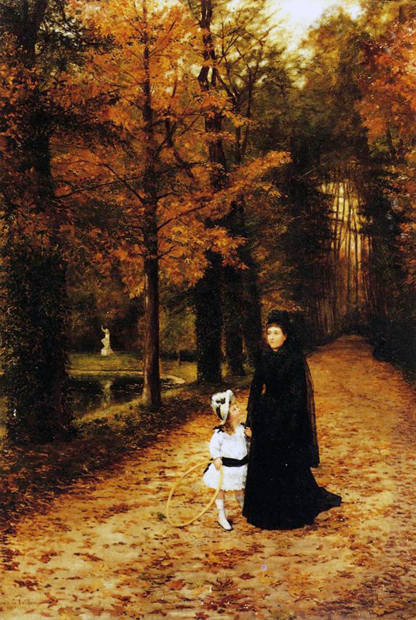Az özvegyek sétája, 1887 alkotó: Horace de Callias