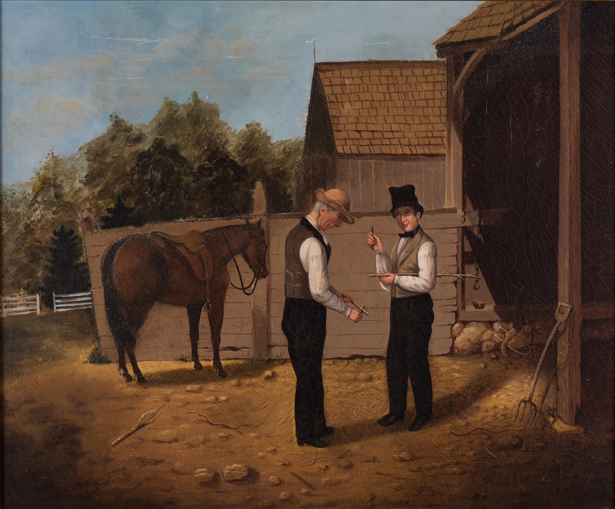 Alku egy lóra, 1850-1855 alkotó: Horace Bundy