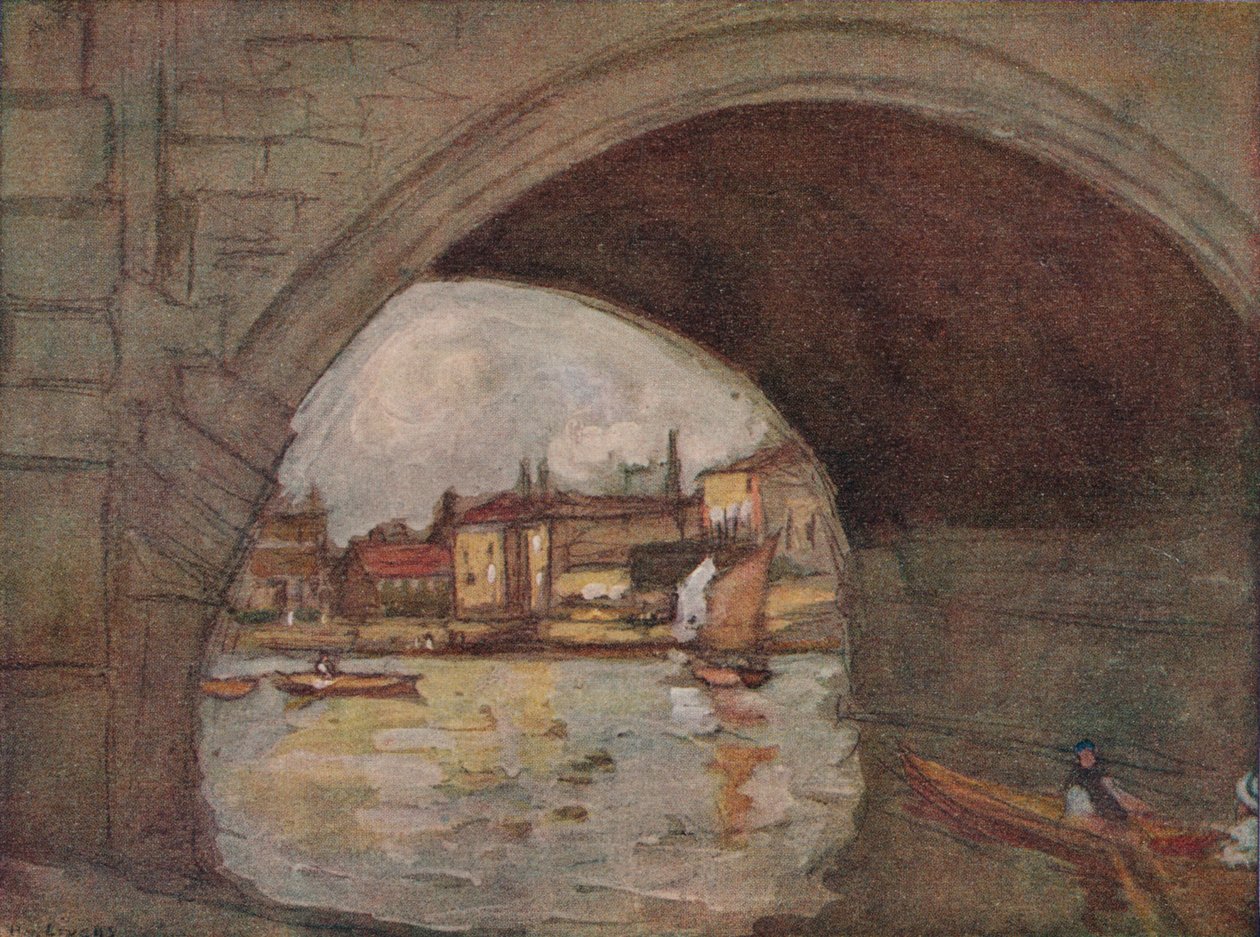 The River, Richmond, 1910, 1918 alkotó: Horace Mann Livens