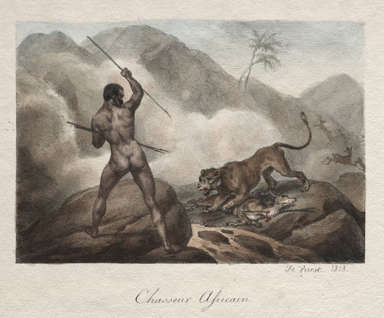 Afrikai vadász alkotó: Horace Vernet