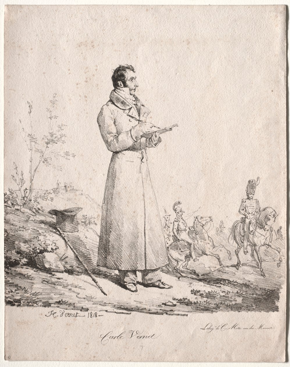 Antoine Charles Horace Vernet, Carle néven alkotó: Emile Jean Horace Vernet