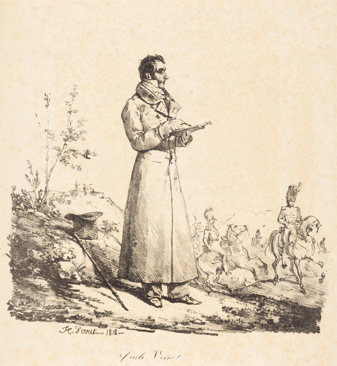 Carle Vernet, teljes alakban alkotó: Horace Vernet
