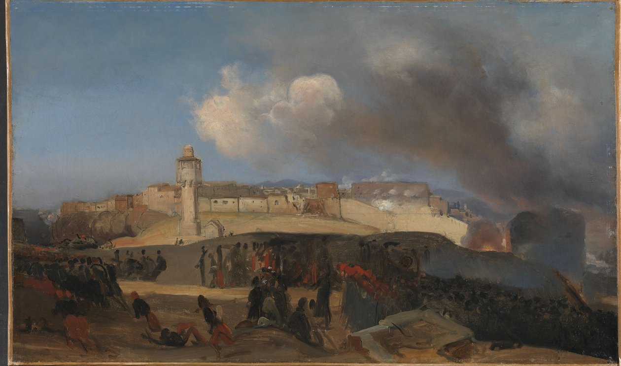 A második támadás Constantine ellen, 1837. október 13. alkotó: Horace Vernet