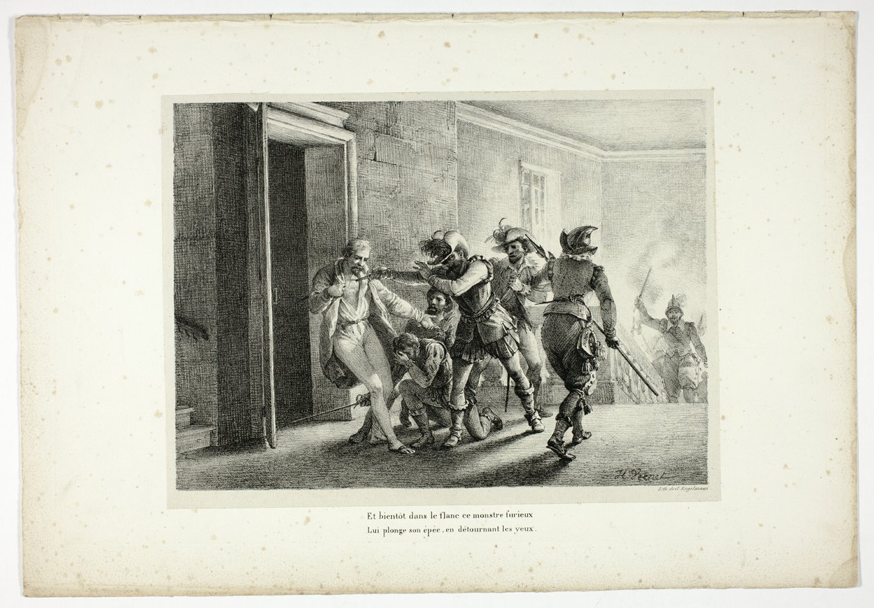 És hamarosan az oldalán ez a dühös szörnyeteg... alkotó: Horace Vernet