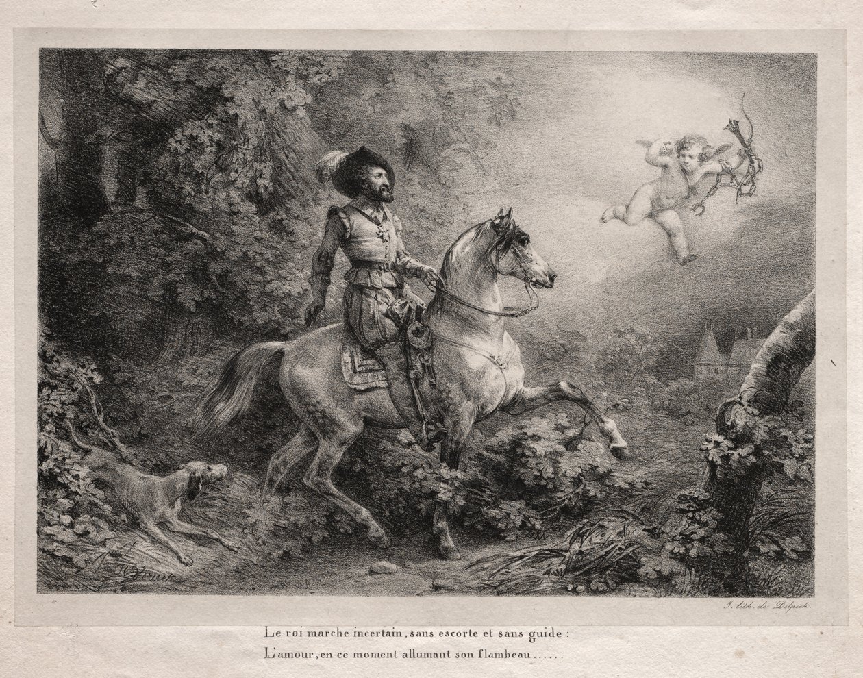 IV. Henrik francia király alkotó: Emile Jean Horace Vernet