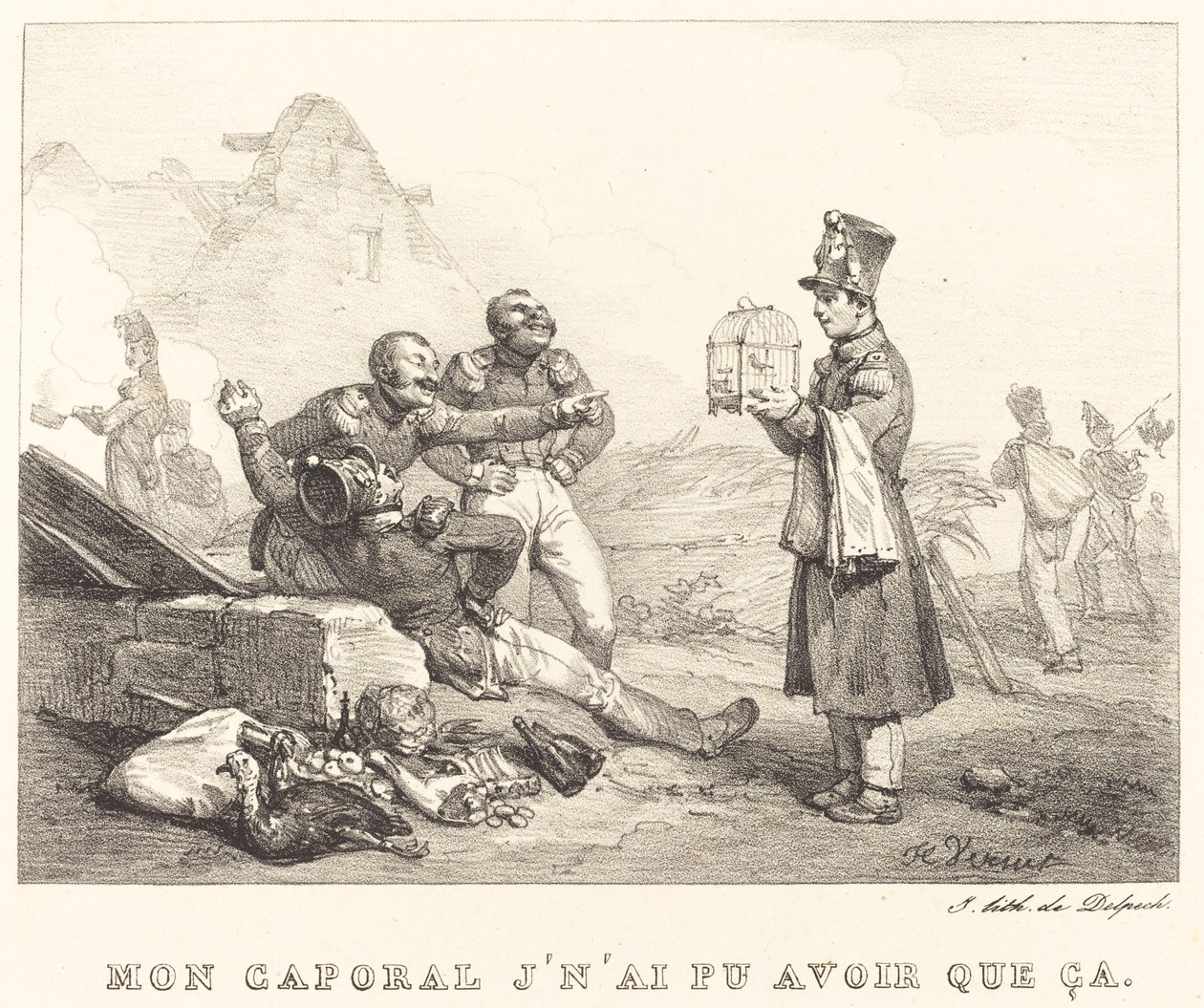 Tizedesem, csak ezt kaphattam alkotó: Emile Jean Horace Vernet