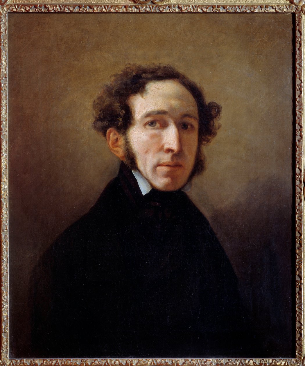 Etienne Arago (1802-1892) drámaíró, politikus, Párizs polgármesterének portréja. Emile Dit Horace Vernet festménye (1789-1863) alkotó: Emile Jean Horace Vernet