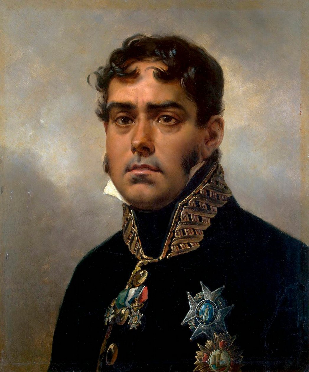 Pablo Morillo y Morillo tábornok portréja, 1820-1822. alkotó: Emile Jean Horace Vernet
