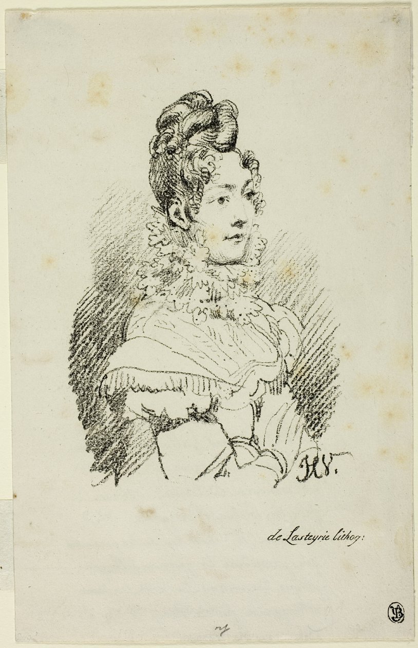Madame Perregaux portréja alkotó: Emile Jean Horace Vernet