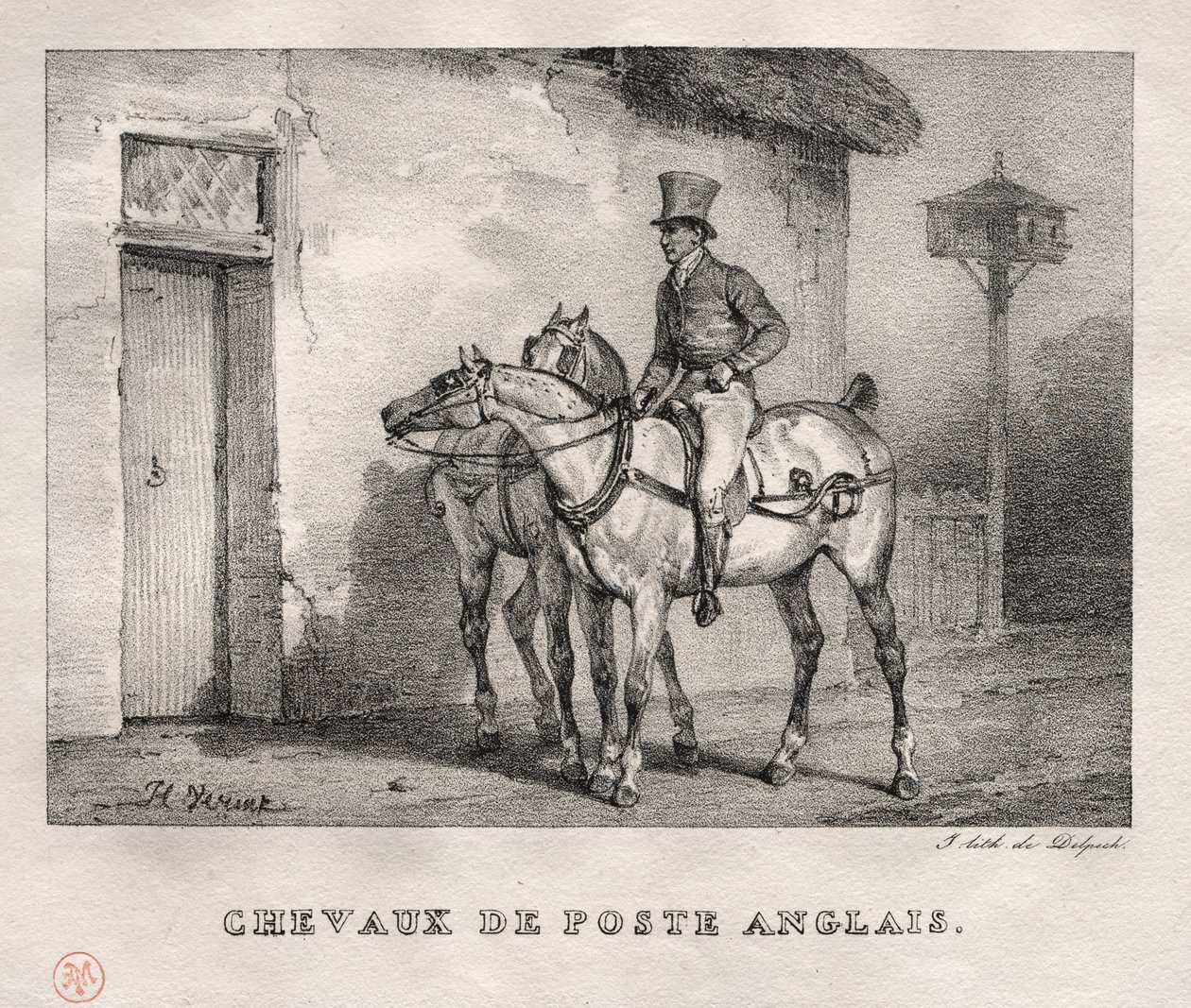 Postalovak alkotó: Emile Jean Horace Vernet