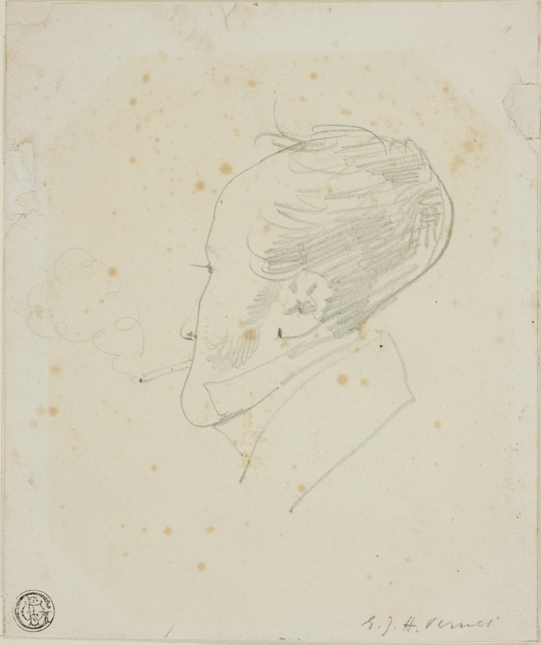 Önarckép alkotó: Horace Vernet