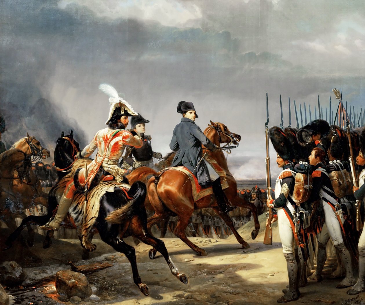 A jénai csata 1806. október 14-én alkotó: Emile Jean Horace Vernet