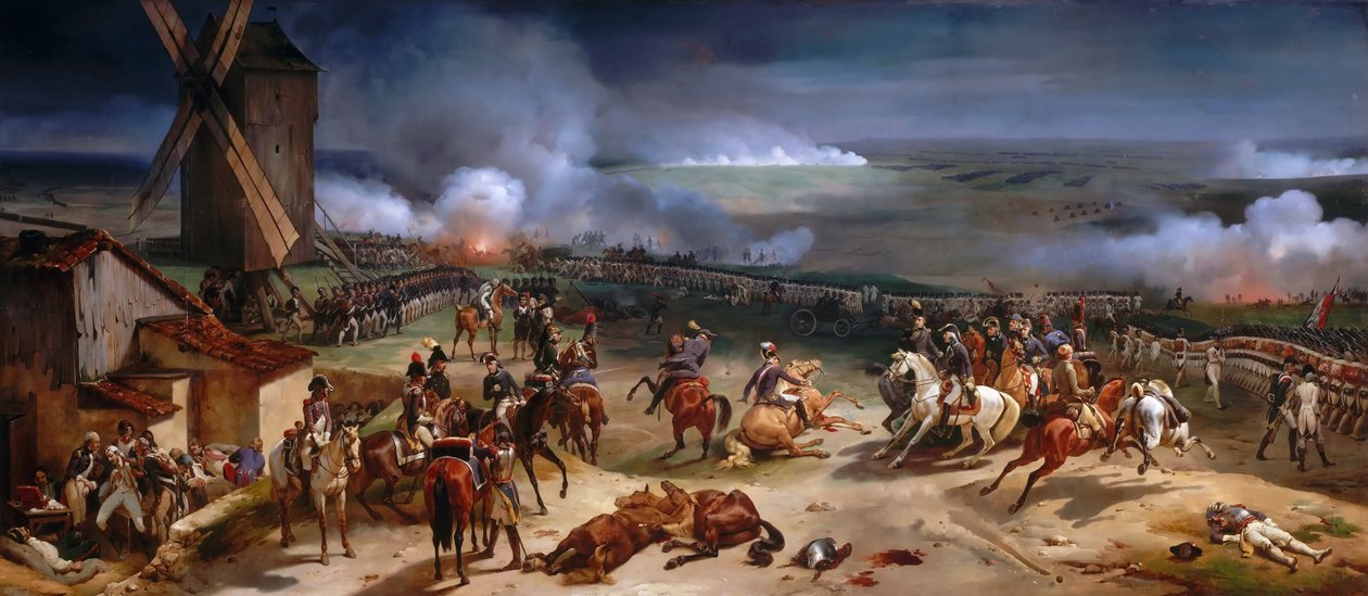A valmyi csata, 1792. szeptember 20 alkotó: Emile Jean Horace Vernet