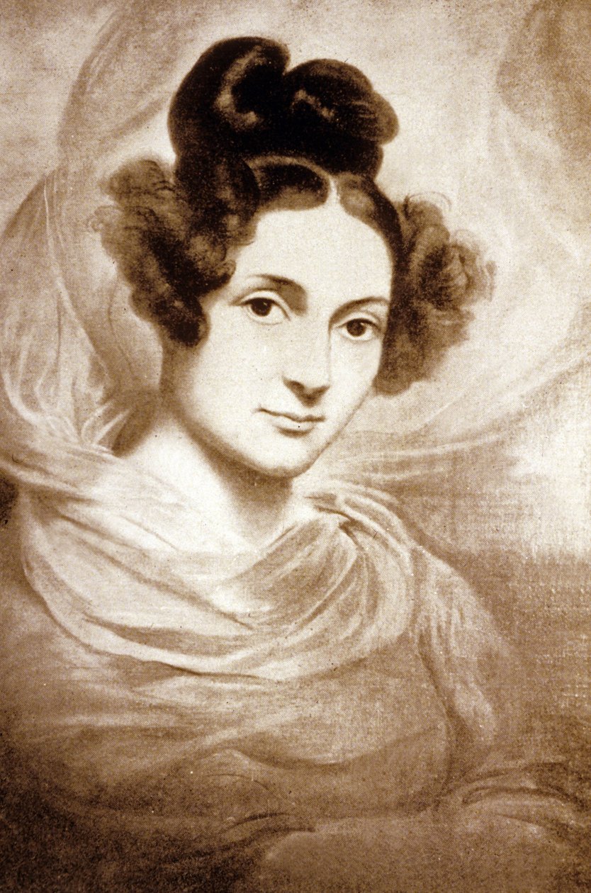 Saint Aulaire grófnője (metszet) alkotó: Emile Jean Horace Vernet
