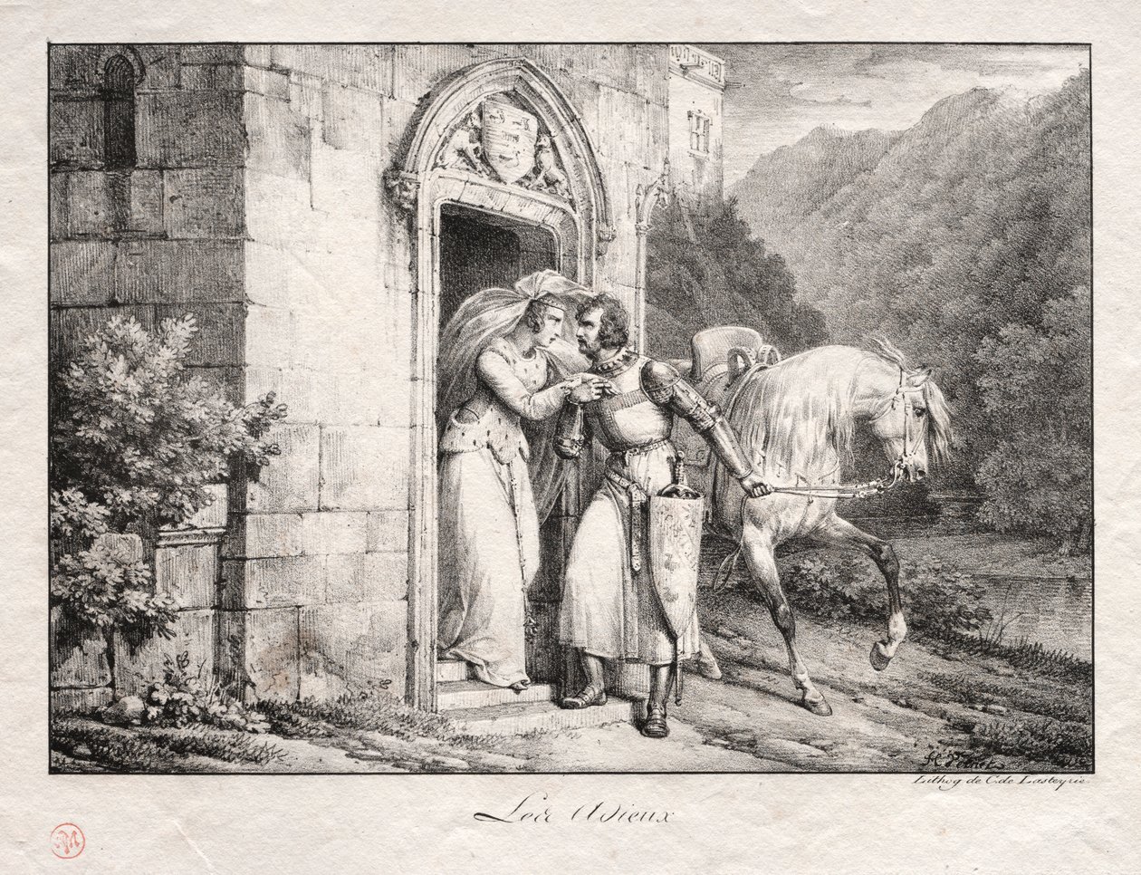 A búcsúk. alkotó: Emile Jean Horace Vernet