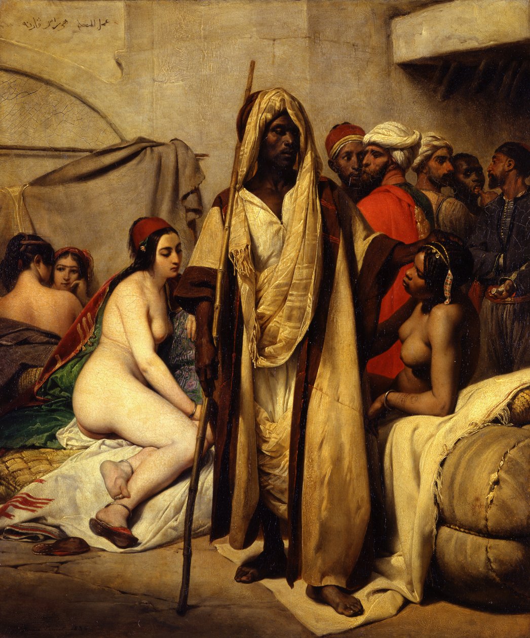 A rabszolgapiac, 1836 alkotó: Emile Jean Horace Vernet