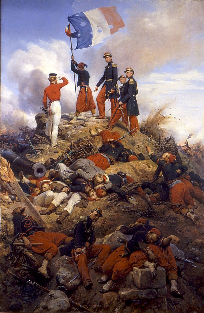 A malakoffi erődítmény elfoglalása alkotó: Horace Vernet