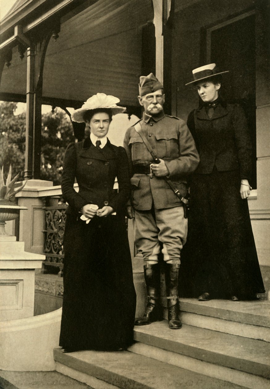 Lord Roberts és lányai Pretoriában, 1900, 1901. alkotó: Horace Walter Nicholls