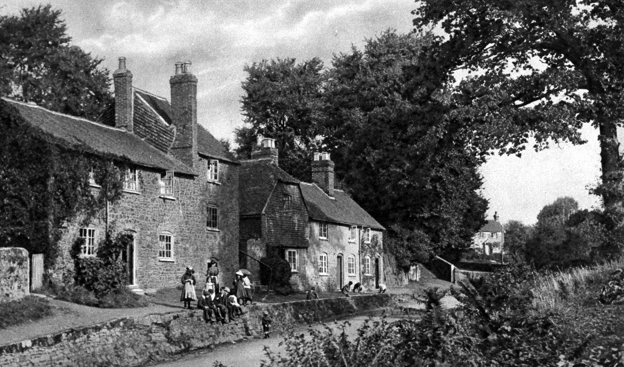 The Swan Inn, Fittleworth, Sussex, 1922 alkotó: Horace Walter Nicholls