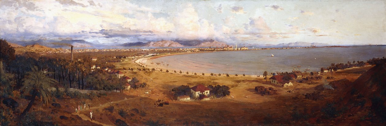 Bombay kilátása a Malabar-dombról délkeletre nézve, alkotó: Horace van Ruith