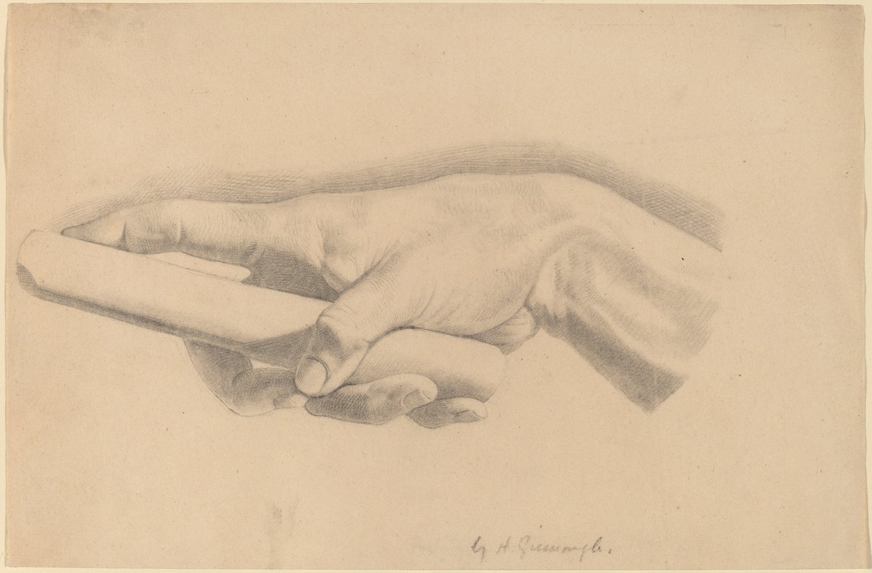 Egy kéz tanulmányozása alkotó: Horatio Greenough