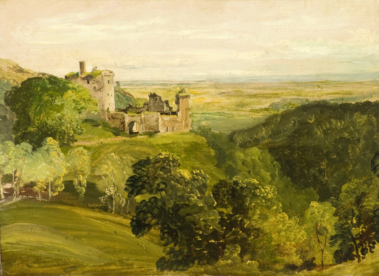 Campbell kastély (olaj, vászon) alkotó: Horatio McCulloch