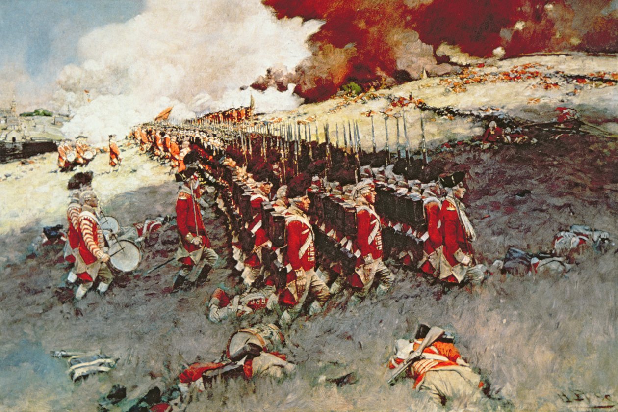 Bunker Hill csata alkotó: Howard (after) Pyle