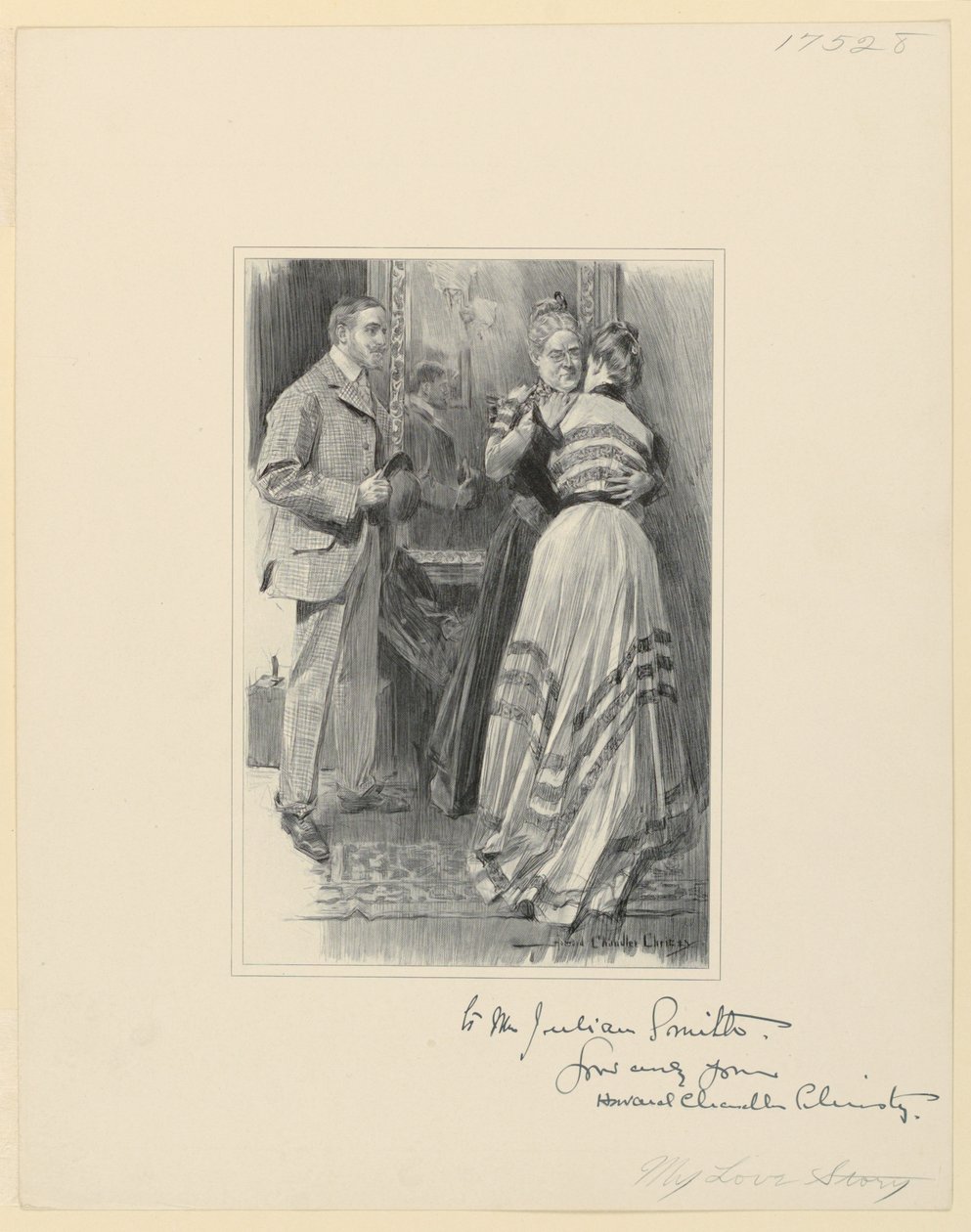 Szótlanul álltam megdöbbenésemben alkotó: Howard Chandler Christy