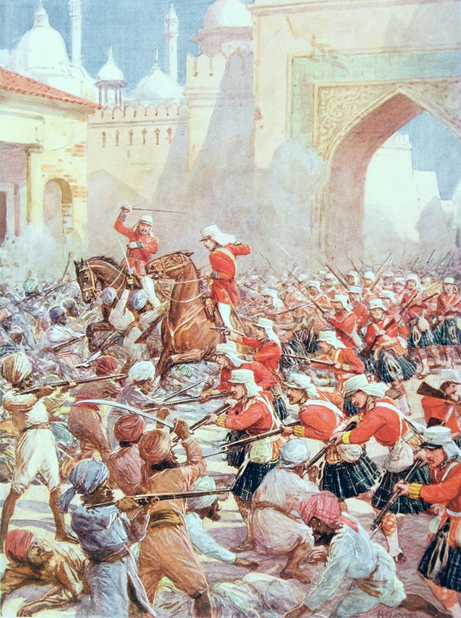 Sir Henry Havelock (1795-1857) a Lucknow-i segélyházban alkotó: Howard Davie